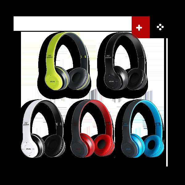 Headphones with clear voice and long lasting battery available in 4 colors